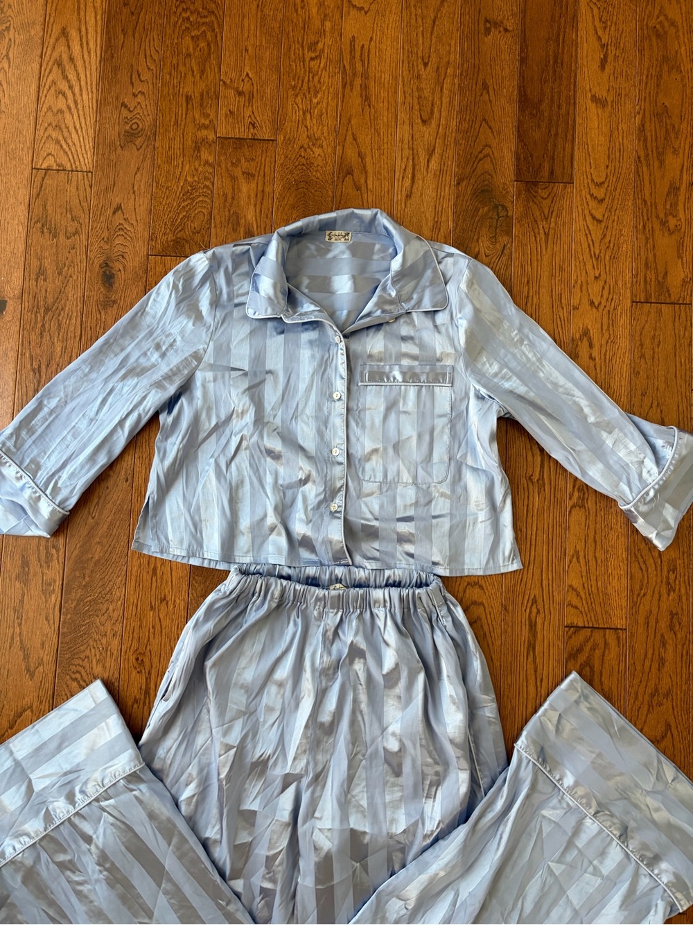 Free people PAJAMA PARTY SLEEP SET - HAZY BLUE XS - Picture 9 of 11